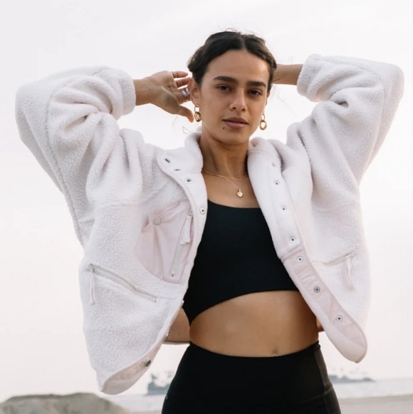 FP Movement by Free People Jackets & Blazers - 3363 Free People Hit The Slopes Fleece Jacket Sz Med NWT